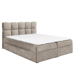 Boxspringová postel, 120x200, šedoběžová Taupe, NEGRY
