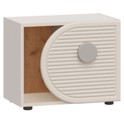 Horizontální regál, kašmír/dub craft zlatý/šedá, PIGA 1D