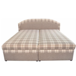 Manželská postel s úložným prostorem, molitanová, 180x200 cm, LUCIA