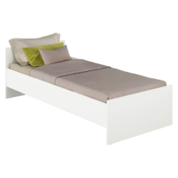 Postel, 90x200, bílá, RAMSA 1