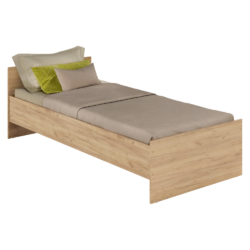 Postel, 90x200, dub craft zlatý, RAMSA 1