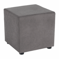 Taburet, látka Alova, šedá, REGOR