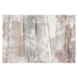 Koberec, hnědá/béžová/modrá, 62x120, SANFORD TYP 1