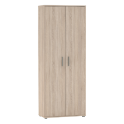 Skříň, policová, dvoudveřová, dub sonoma, SERVO TYP 6