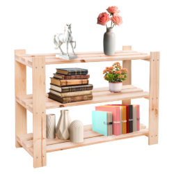 Regál, přírodní, borovice, SIMU 550