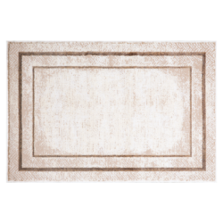 Koberec, světle hnědá, 67x120, SOLY TYP 2