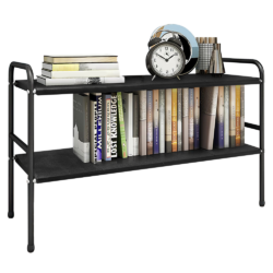 Nastavitelný regál, černá, SOMER