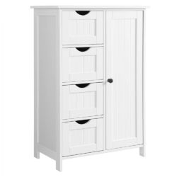 Skříňka/regál, bílá, STORMI