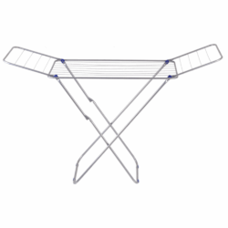 Sušák na prádlo,, stříbrná / modrá, VARDEN