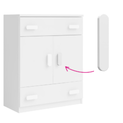 Úchytky, bílá, SVEND