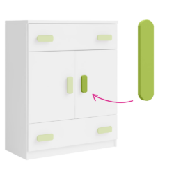 Úchytky, zelená, SVEND