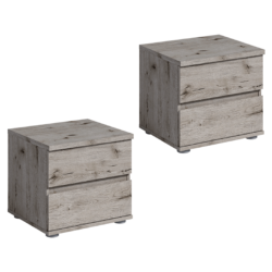 Noční stolek, 2ks, dub Welington, TOGOS