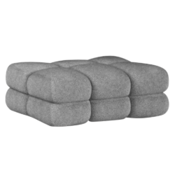 Taburet, šedá, TOLLO