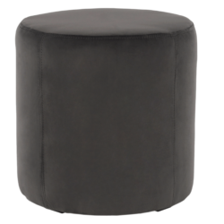 Taburet, látka Riviera, šedá, TOP 45