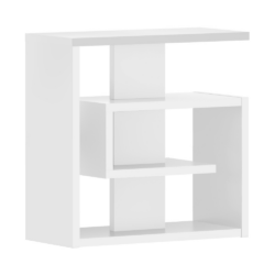 Příruční stolek, bílá, VANDIA