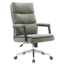 Kancelářské křeslo, zelená/chrom, ZAVIER