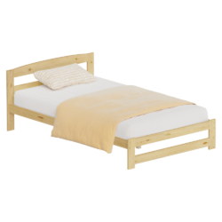 Postel s roštem, přírodní, 120x200, AZRA