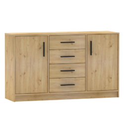 Komoda, dub artisan, BENA 6