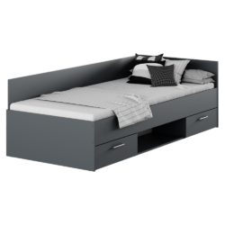 Postel, 90x200, grafit, BOAT