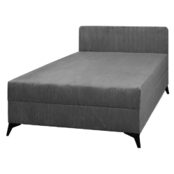 Válenda s úložným prostorem, 120x200, tmavě šedá, ISIB