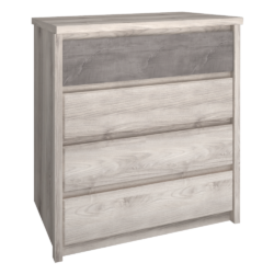 Komoda 4S, kaštan nairobi/onyx, JESI NEW