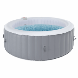 Nafukovací vířivka, šedá/bílá, 4-6 os, 1000 l, KAMINO NEW TYP 2