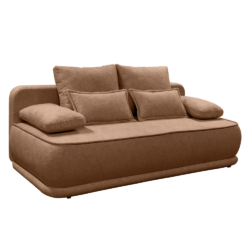 Rozkládací pohovka, hnědý melír, LAGO