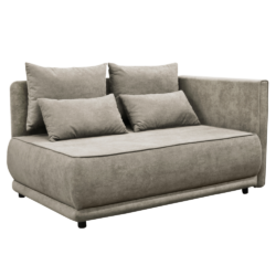 Rozkládací pohovka, béžovošedá Taupe, pravá, LIAMI