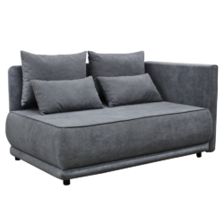 Rozkládací pohovka, šedá, pravá, LIAMI