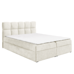 Boxspringová postel, 180x200, smetanová, NEGRY