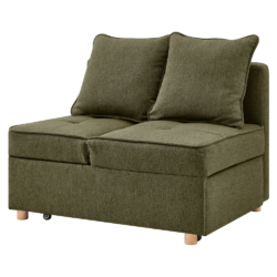 Rozkládací pohovka, zelená, OSVALDO