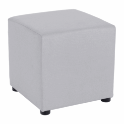 Taburet, látka Savana, světle šedá, REGOR