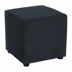 Taburet, látka Twist, tmavě šedá, REGOR