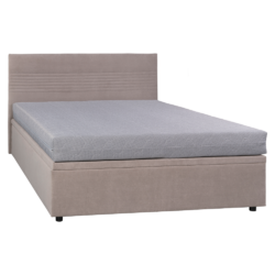 Postel s úložným prostorem, 160x200, béžová, RUNOL