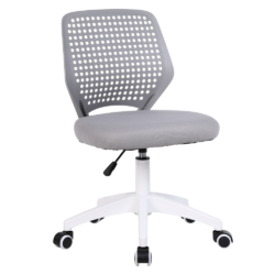Otočná židle, šedá/bílá, SATOZ