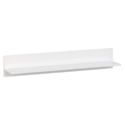 Závěsná police 130, bílá, VELIS