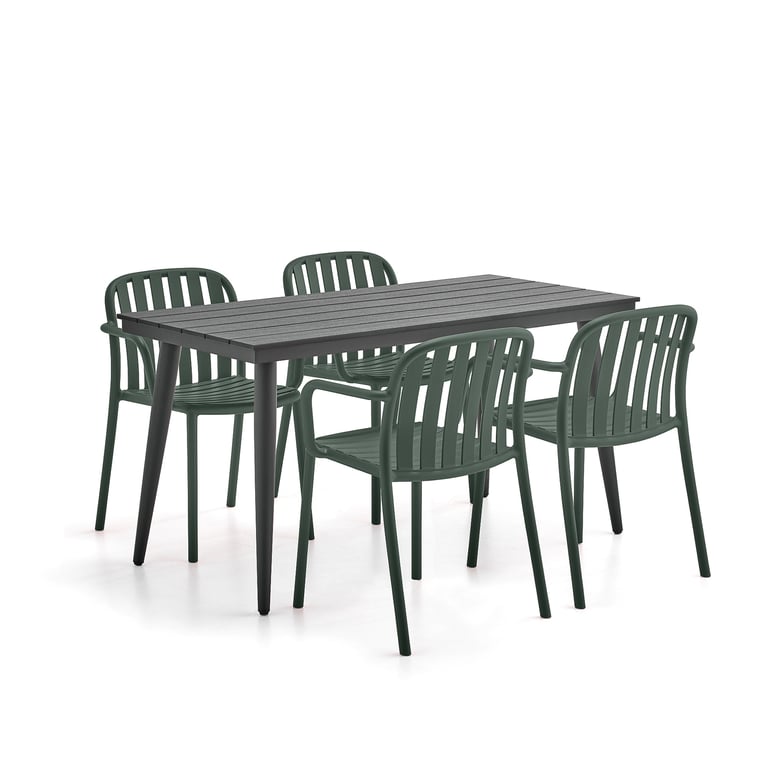 Stylový nábytkový set z bezúdržbových materiálů