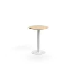 Stylový barový stůl se středovou podnoží a odolnou laminovanou deskou. Díky jednoduchému designu se hodí do různých prostředí