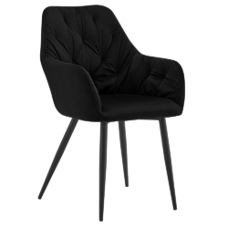 Designové křeslo, černá Velvet látka, VERIO NEW