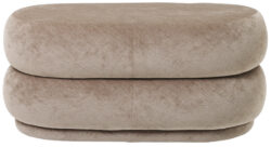 Ferm Living designové stoličky Pouf Faded Velvet Oval