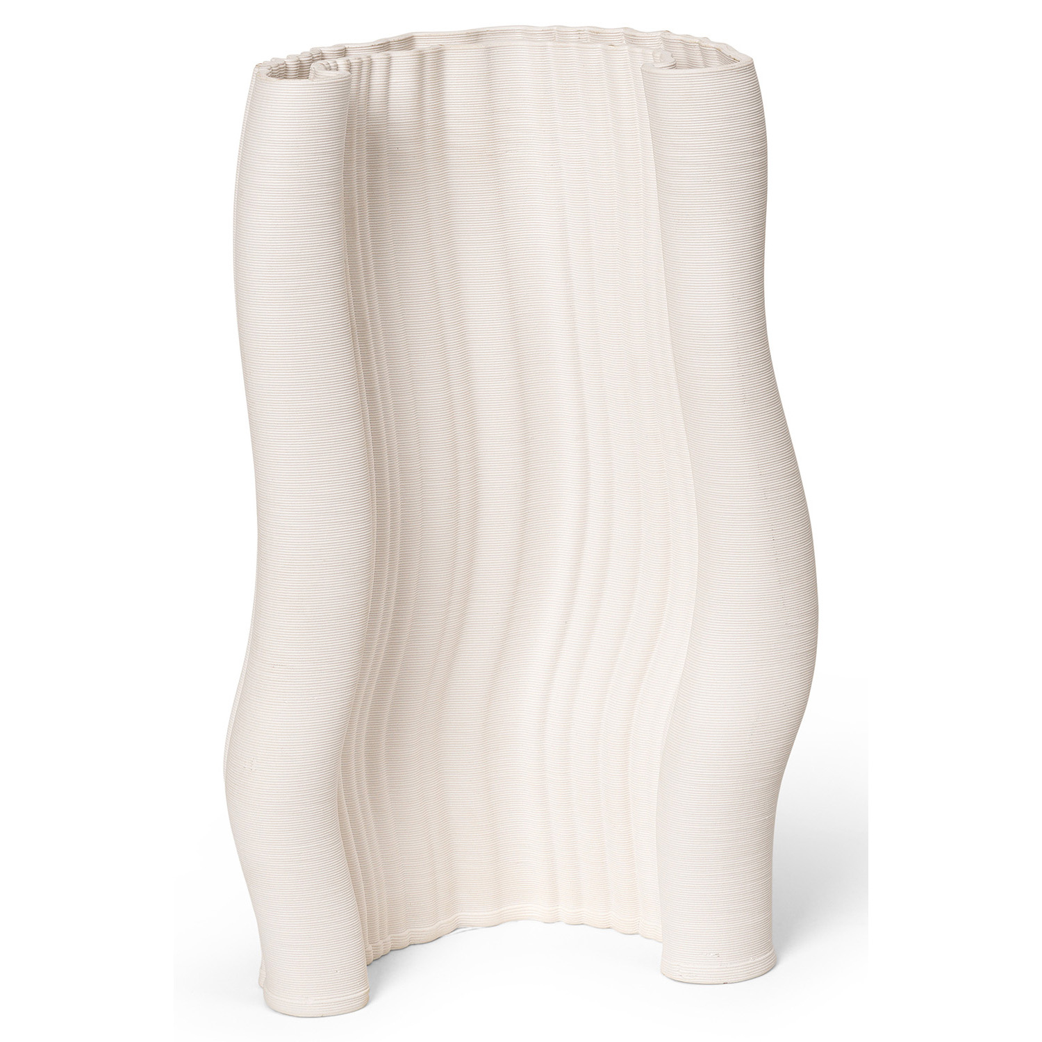 Ferm Living designové vázy Moire Vase Off-White L