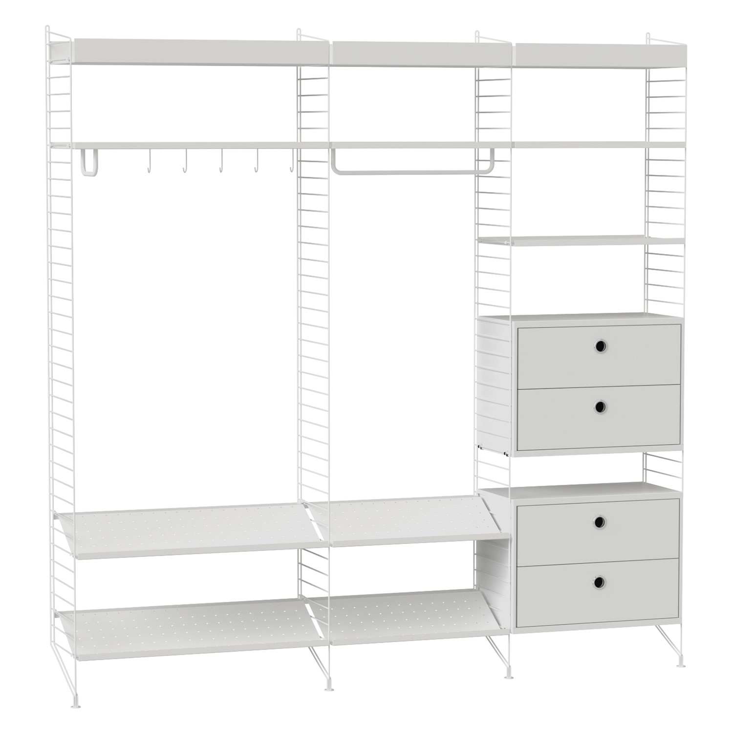 String furniture designové modulární úložné prostory do chodby Hallway P