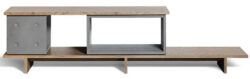 Lyon Beton designové komody Dice Asymmetrical Lowboard (šířka 229.5 cm)