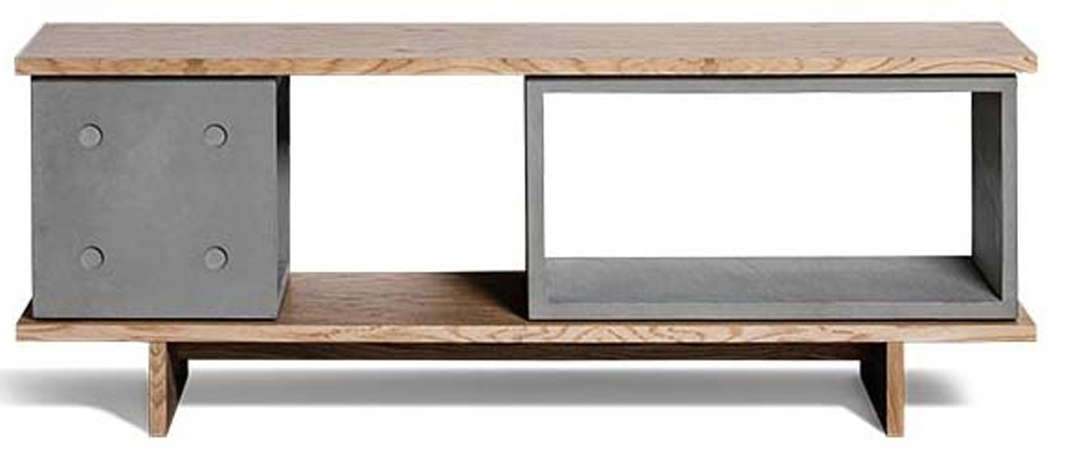 Lyon Beton designové komody Dice Lowboard 1M1L (šířka 154 cm)