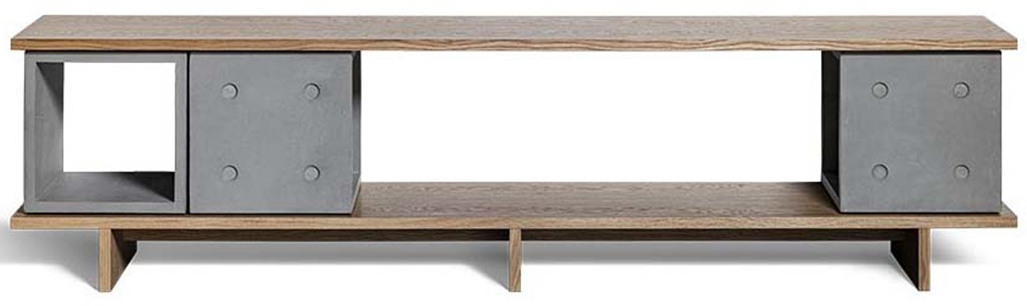 Lyon Beton designové skříňky pod televize Dice Lowboard (šířka 229.5 cm)