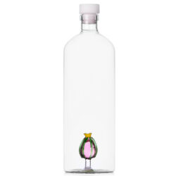 Ichendorf Milano designové karafy Desert Plants Bottle Cactus Pink Flower