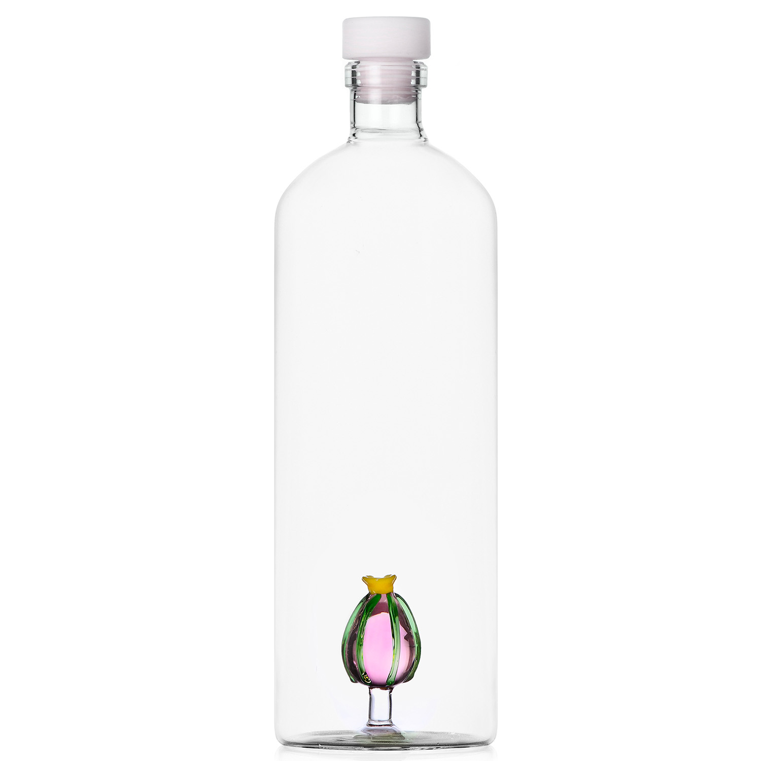 Ichendorf Milano designové karafy Desert Plants Bottle Cactus Pink Flower