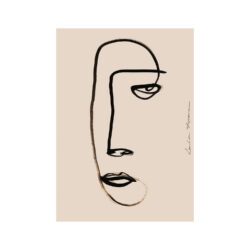 Paper Collective designové moderní obrazy Serious Dreamer (50 x 70 cm)