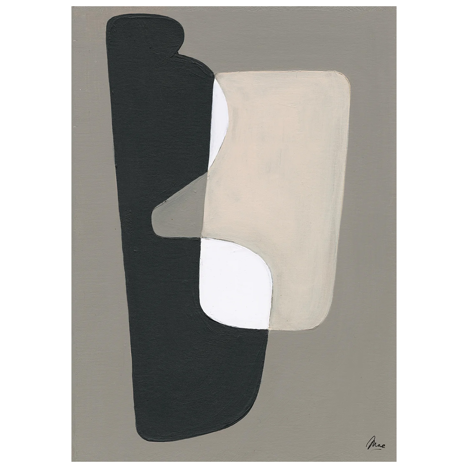 Paper Collective designové moderní obrazy Closeness (120 x 168 cm)
