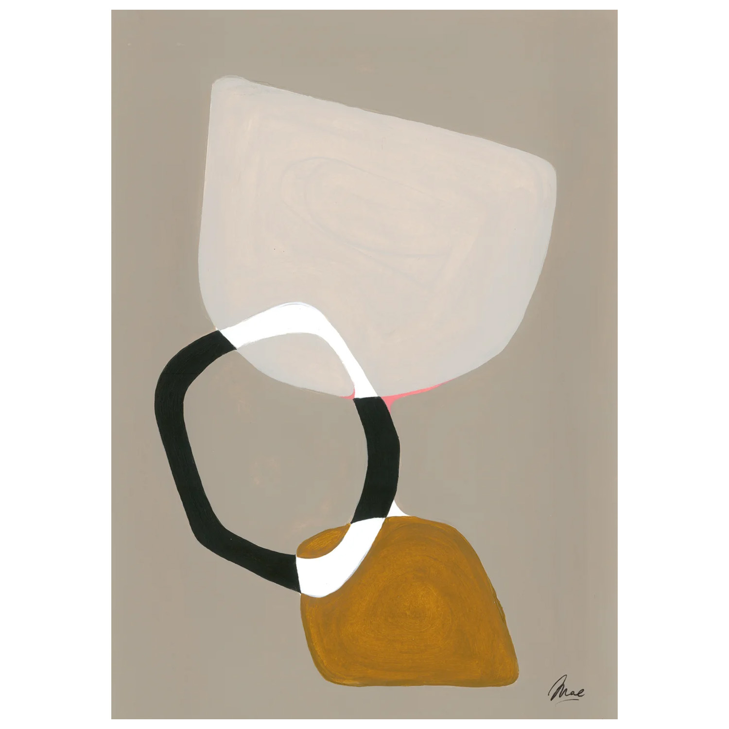 Paper Collective designové moderní obrazy Composition 03 (120 x 168 cm)